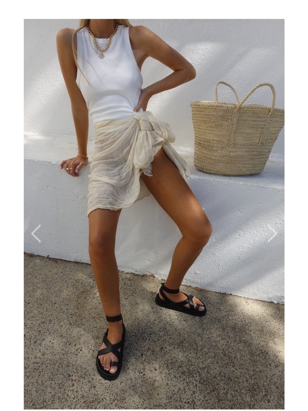 The Bali Tailor Leni leather sandals